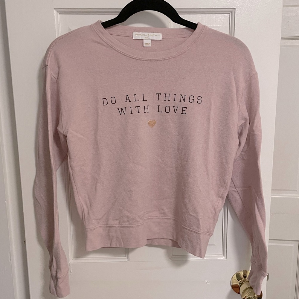 Spiritual Gangster “Do All Things With Love” Heart Sweatshirt